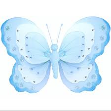 A wide variety of decorative hanging butterflies options are available to you, such as room space white glitter artificial butterflies for weddings ; Hanging Butterfly Large 13 Blue White Triple Layered Nylon Mesh Butterflies Decorations Decorate Baby Nursery Bedroom Girls Room Ceiling Wall Decor Wedding Birthday Party Baby Shower Bathroom Kid Buy Online In Antigua