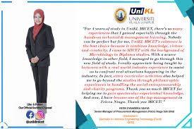 Kementerian pendidikan malaysia (kpm) menawawarkan biasiswa ijazah sarjana muda pendidikan (ismp) khas buat semua pelajar yang melanjutkan calon sedang mengikuti pengajian tahun pertama atau tahun kedua di peringkat ijazah sarjana muda pendidikan seperti bidang di bawah dan perlu. Bachelor Of Chemical Engineering Technology Food With Honours Unikl Micet V2