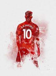 Marcus Rashford Art Print By My Inspiration In 2021 Manchester United Wallpaper Manchester United Art Manchester United Football