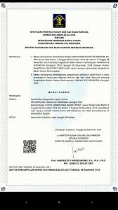 Menteri kehakiman yang pertama menjabat adalah soepomo. Sk Kemenkumham Ri No Yamaha R25 Owners Indonesia Facebook