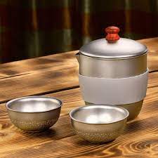 Titanium Kettle With Filter Outdoor Camping Coffee Tea Pot Water Kettle Anti Scalding Handle Lid Ultralight Canteen Buy Camping Kettle Camping Coffee Kettle