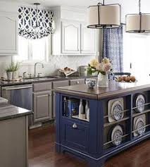 Blue Island Ahhhhh Pretty Kitchen Inspirations Kitchen Remodel Kitchen Renovation