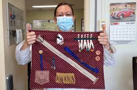 Weighted blankets shouldn't be a substitute for proven therapies for anxiety or insomnia, warns solz—and if you're currently in treatment for a mental health condition, get the okay from your doctor or therapist before buying one. Alexandria Resident Donating Fidget Blankets For Dementia Patients The Review Newspaper