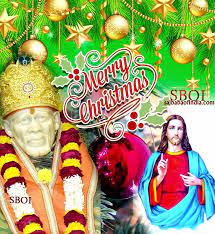 Sai Baba & Jesus Christ - Christmas Greetings | Merry Christmas | By Sri Sathya Sai Baba | Facebook