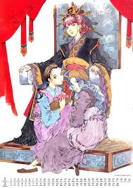 陽子yoko 祥瓊shoukei 鈴suzu 十二国記 山田章博 the twelve kingdoms akihiro yamada イラスト キャラクター イラスト 漫画イラスト