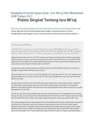 Kumpulan Ceramah Agama Islam Singkat Sketsa