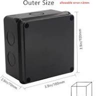 Amazon.com: Caja impermeable al aire libre, caja de ...