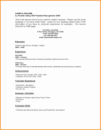 Well, now you know how to create a resume without work experience, and the cv2you template will help you with this! Cv Examples For Students With No Experience