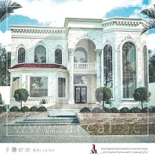 تصميم جديد لأحد زبائننا الكرام فيلا كلاسيك بمساحة 855 متر مربع تتألف من دور ارضي يضم مجلس رجال و مجلس نساء و صالة طعام و صال House Styles Taj Mahal Mansions