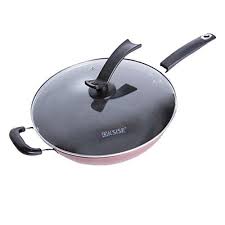 Le Pan Multi Functional Cookware Non Toxic Deep Saute Pan With Lid Induction Wok Pan No Fumes 12 6 Inch 32cm Saute Pan Wok Frying Pan