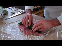 Lay turkey breast on a work surface, skin side down, and season with 1 teaspoon salt, 1/2 teaspoon pepper, and remaining 2 tablespoons chopped rosemary. Boned Rolled Stuffed Turkey Leg Youtube
