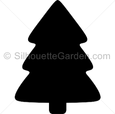 Simple Christmas Tree Silhouette Christmas Tree Silhouette Simple Christmas Tree Simple Christmas