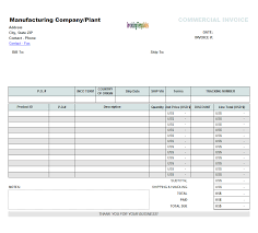 Microsoft excel worksheets and templates. Blank Commercial Invoice Template
