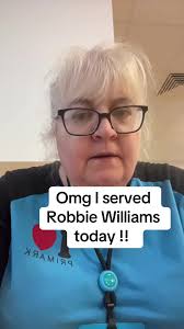 Served Robbie Williams: My Surprising Encounter