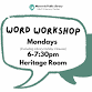 Literacy Word Workshop event in Monrovia, CA