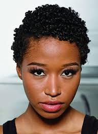 This is one way to make your face look longer while still enjoying the convenience of short hair. African American Round Face Short Natural Curly Hair Hairstyle Directory