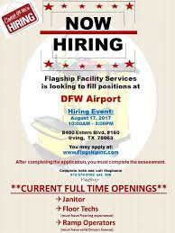 Flagship Facility Services Is Hiring Check Them Out Job Information Employment Opportunities Job