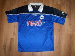 Sports club in bielefeld, germany. Arminia Bielefeld Home Football Shirt 2001 2002 Sponsored By Real Hypermarket