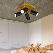 11 breathtaking ideas for a wood ceiling. Bundle Wood Ceiling Lamp Living Dining Room Lighting Spot Light Adjustable In A Set Including Led Bulbs Etc Shop Lamps Furniture Technology Household All From One Source Etc Shop