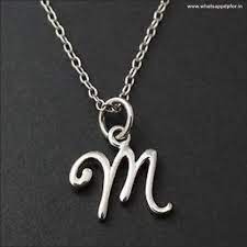 Romantic rhinestone initial letter necklace. M Name Image M Alphabet Wallpaper M Letter Images M Image Wallpaper