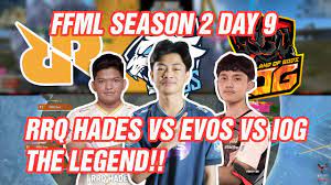 Panik gak mic check bigetron vs alter ego mpl id s7 week 7. Rrq Hades Vs Evos Vs Iog Day 9 Freefire Master League 2020 Season 2 Youtube