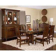 Compare prices & save money on dining room furniture. Broyhill Estes Park 7pc Rectangular Trestle Dining Set In Dark Oak By Dining Rooms Outlet