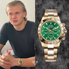 Erling haaland has been spotted enjoying himself by partying on a yacht on the greek island of mykonos. Erling Haaland Rolex Cosmograph Daytona Superwatchman Com