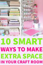 Craft Storage Ideas 40 Hacks For Small Spaces Anjahome Tiny Craft Room Craft Room Small Craft Rooms