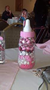 Baby Shower Centerpiece For Main Table Its Actually A Piggy Bank Bottle Too Cute Cosas Creativas Eventos Sociales Creatividad
