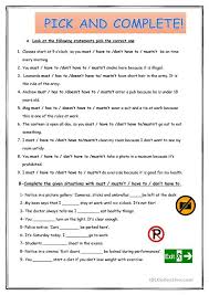 Check spelling or type a new query. Health Problems And Modals English Esl Worksheets For Distance Learning And Physical Classrooms
