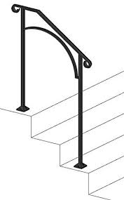 Apr 15, 2020 · even simple deck railing designs can add style to an outdoor space, especially if you employ a little creativity. Outdoor Metal Stair Railing Kits You Ll Love In 2021 Visualhunt