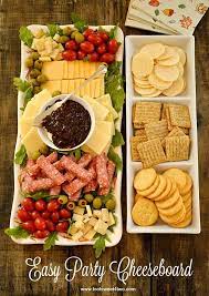 Charcuterie Made Easy Make This Party Cheeseboard In A Flash Recipe Party Food Appetizers Food Food Platters