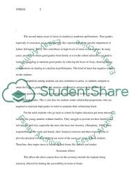Death of a close relative 6. Causes And Effects Of Stress On College Students Essay