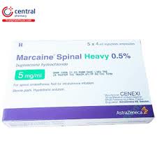 Spinal anesthesia is preferred by many practices but can delay ambulation, especially with bupivacaine. Thuá»'c Marcaine Spinal Heavy 0 5 Thuá»'c Dung Cho Gay Te