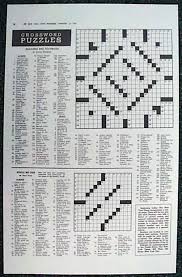 Solutions to all ny times crossword clues, updated every day! A Copy Of The Very First New York Times Crossword Puzzle Rarenewspapers Com