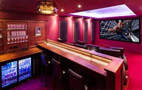 Here, light colors evoke an airy feeling. 20 Well Designed Contemporary Home Cinema Ideas For The Basement Home Design Lover