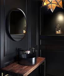Great savings & free delivery / collection on many items. City Round Mirror 60cm Black B375622 Bathroom Origins