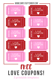 The Perfect Valentine S Day Gift For The Entire Family Love Coupons Simply September Love Coupons Coupon Template Valentine Day Gifts