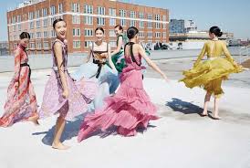 gia tang luping wang dylan xue yuan bo chao xiao wen ju and jing wen in gucci photographed by elaine constantine for vo vogue china editorial fashion vogue