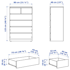 Furniture > cabinets & dressers > dressers. Malm 6 Drawer Chest White 31 1 2x48 3 8 Our Favorite Ikea