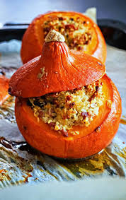 Potimarrons Farcis Au Quinoa Champignons Et Bacon Recette Recettes De Cuisine Recette Potimarron