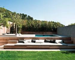 Ideas For Decorating A Chill Style Terrace Chill Correcting Ide Decorations For Home Backyard Pool Pool Landscaping Backyard