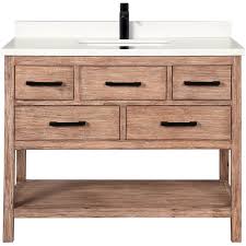 We've got savings on 42 inch bathroom vanity. Ari Kitchen Bath Betty 42 Solid Wood Bathroom Vanity In Weathered Brown Akb Betty 42 Weathbrn