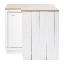 Chez kvik, obtenez du design danois de grande qualité à des prix étonnament bas. Meuble Bas D Angle De Cuisine 1 Porte Blanc Embrun Maisons Du Monde