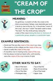 Cream Of The Crop How Do You Define This Trendy Idiom In English English Study Online Idioms Study Online Good Grammar