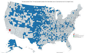 Frank Luntz On Twitter Here S A Map Showing How La County Red Has The Same Population As All The Blue Counties Combined Thus Overruling A Considerable Amount Of Regional Diversity Across The