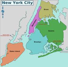 Map Of Nyc Boroughs Neighborhoods Unusual And Surrounding Areas Simple X New York City Map Map Of New York Nyc Map