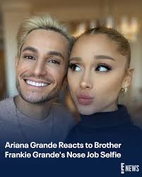 🔗: https://enews.visitlink.me/KI6cck Ariana Grande nose how to be a  supportive sister. Frankie Grande's nose job transformation is at the link.