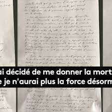 J'ai donc remangé, toujours sans. Affaire Gregory J Ai Decide De Me Donner La Mort Je N Ai Plus La Force De Me Battre A Ecrit Le Juge Lambert Dans Une Lettre