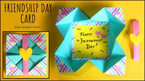 He would be a lot less. Easy Origami Greeting Card Friendship Day Card Handmade Cards Youtube